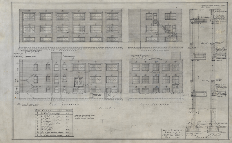 Preview of architectural drawing for an unidentified building